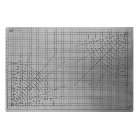 Excel Blades 24" x 36" Self-Healing Cutting Mat w/ Measurement Grid, Clear 6pk 60033